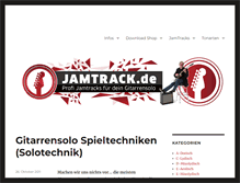 Tablet Screenshot of jamtrack.de